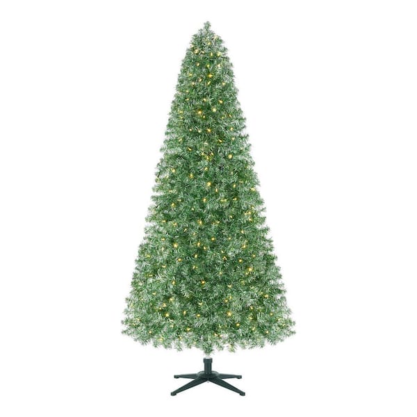 Christmas Cone Tree Decoration Silver Pre-Lit LED Xmas Home Set Festive Gift 
