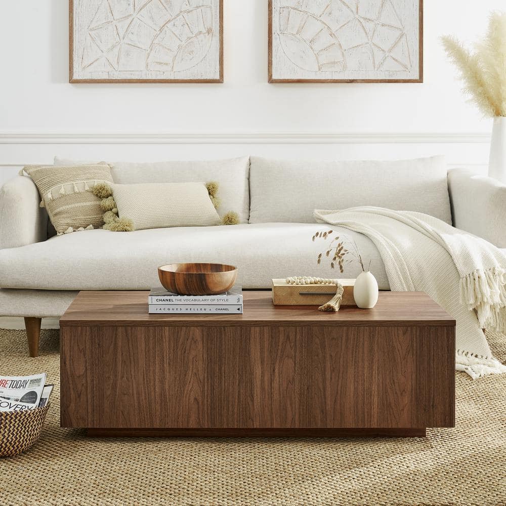 Meyer&Cross Paxton 47.5 in. Satin Walnut Rectangle MDF Top Meyer&Cross Paxton 47.5 in. Satin Walnut Rectangle MDF Top