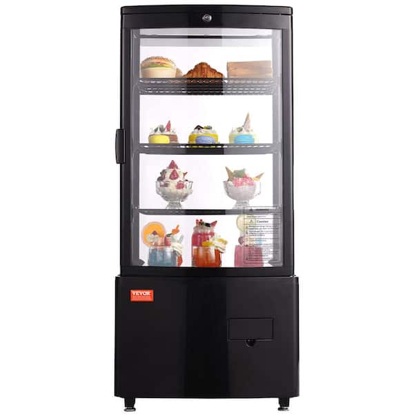 VEVOR Refrigerated Display Case 3 cu. ft./85 l 3-Tier Countertop Pastry Display Case Commercial Display Refrigerator
