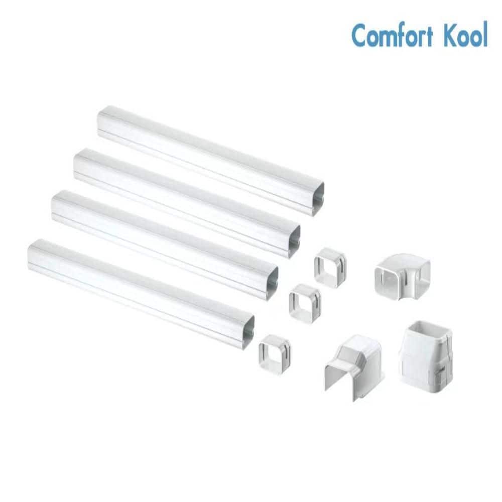 4 inch x 16 ft. Lineset Cover Kit for Ductless Mini Split AC & Central AC, Paintable & UV-Resistant PVC Tubing Guard price history on PriceWatchPro