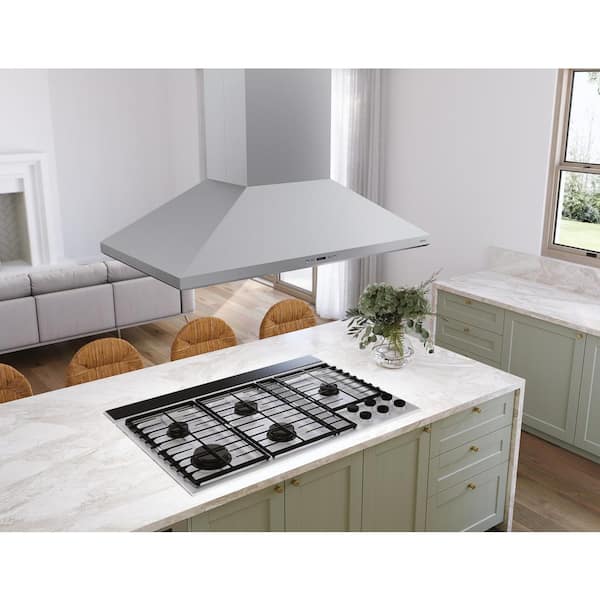 Zephyr Siena Pro 36 in. 1200 CFM Ducted Island Mount Range