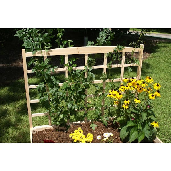 4' x 12' Raised Garden Bed with Trellis – Frame It All