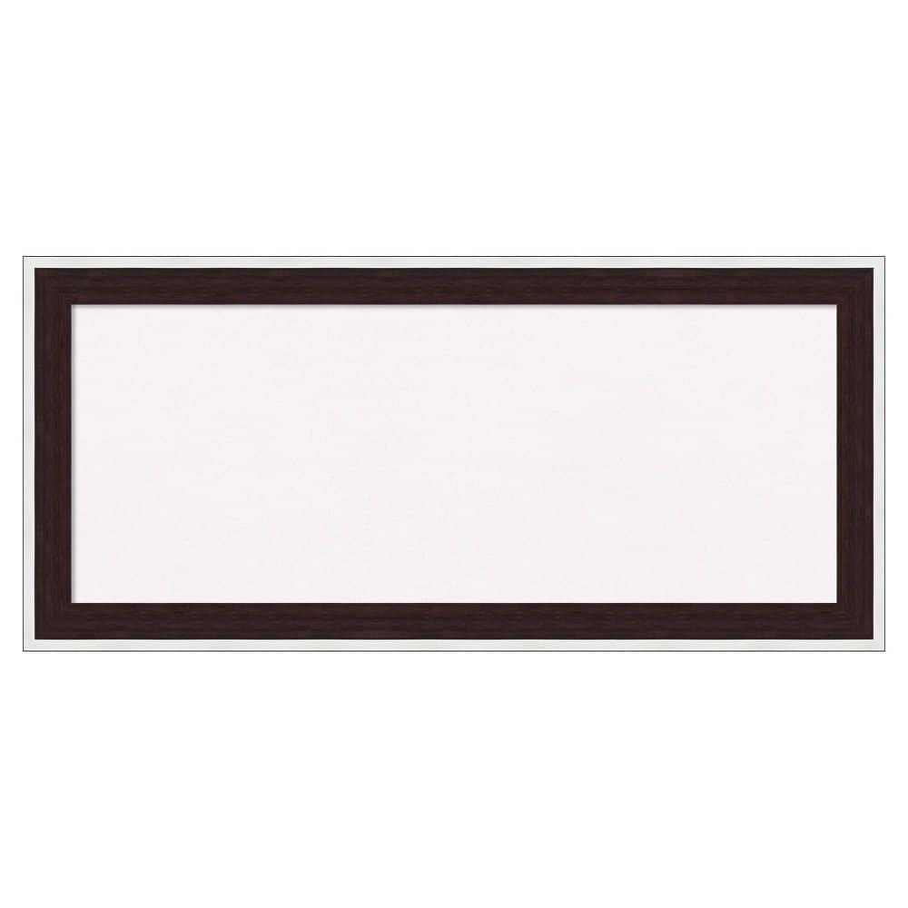 Maya Espresso Silver 33 in. x 15 in., Poly Framed White Cork Memo Board price history on PriceWatchPro