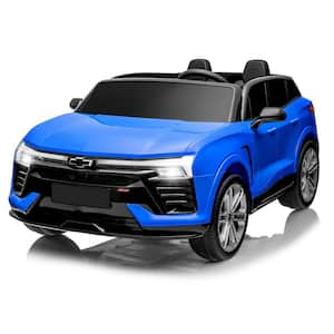 24V 2-Seater Electric Ride on Car for Kids with Parent Remote Control, Spring Suspension, 2 Speeds, Safety Belt, Blue