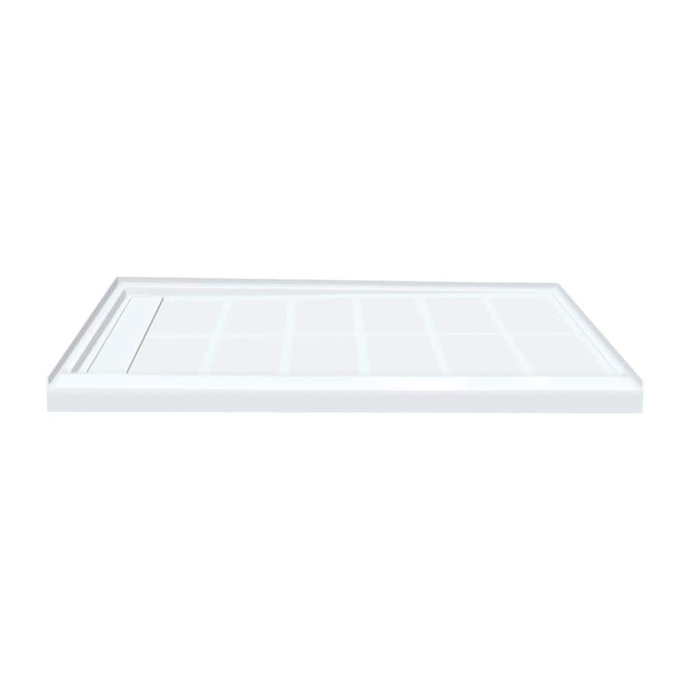 Linear 32 in. x 60 in. Single Threshold Shower Base in White price history on PriceWatchPro