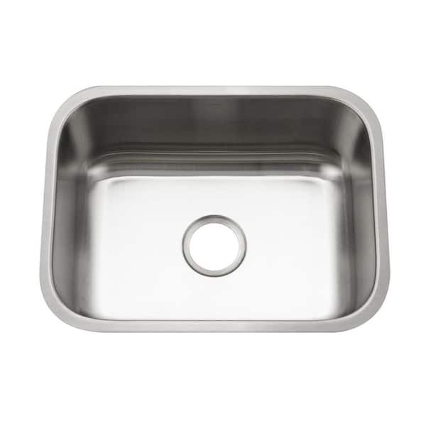 Houzer Eston 23 in. Stainless Steel Undermount Single Bowl Kitchen Sink - STS-1300-1