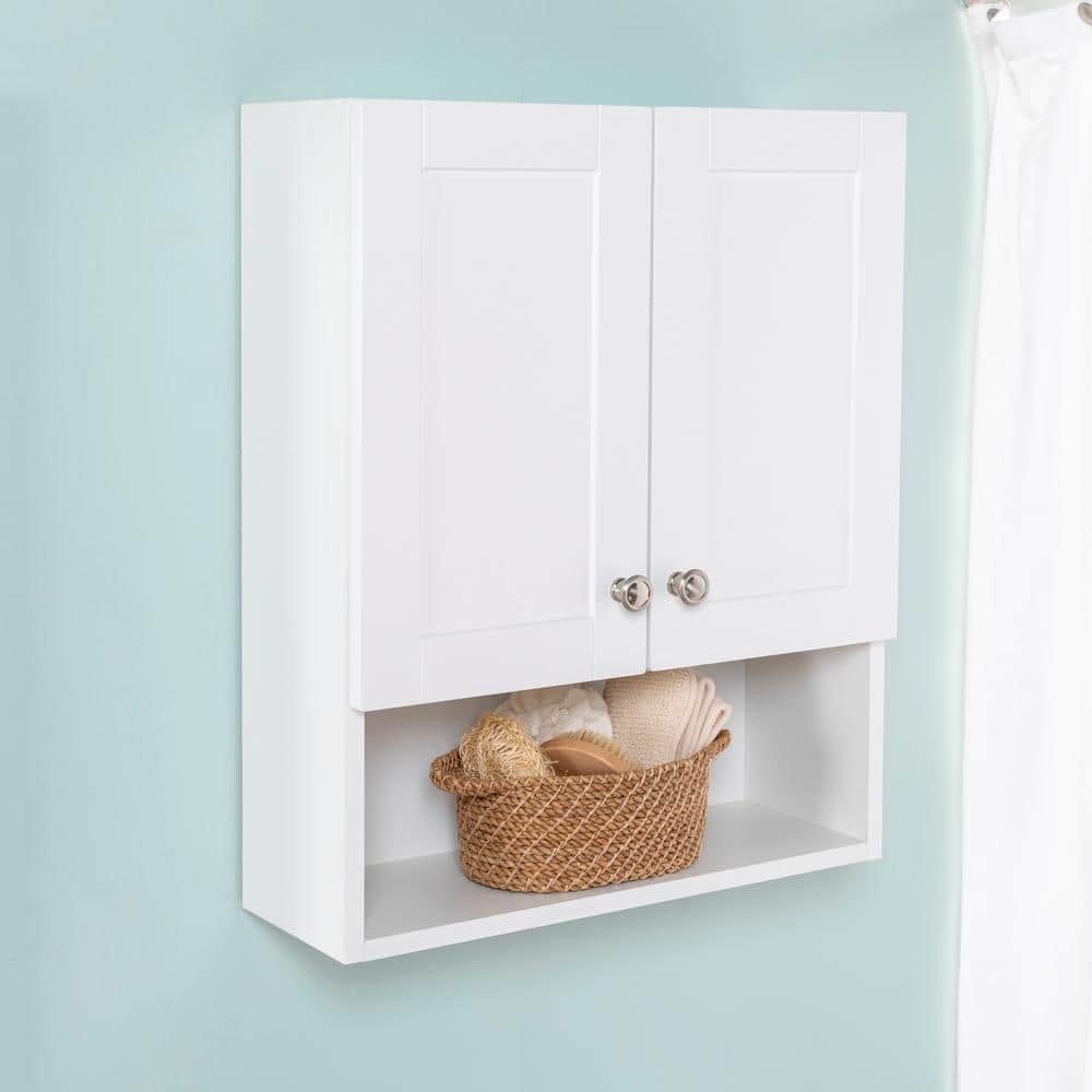 Glacier Bay Lancaster 21 in. W x 8 in. D x 26 in. H Surface-Mount