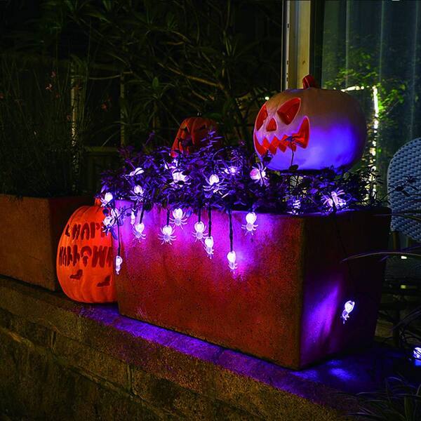 Halloween Night リゼ SP Halloween String Lights Outdoor with Music Sync Spooky