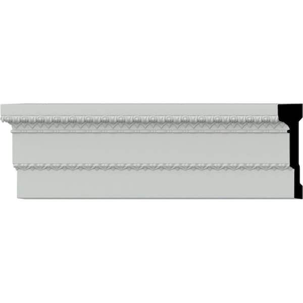 1-5/8 in. x 6 in. x 94-1/2 in. Polyurethane Acanthus Leaf Chair Rail