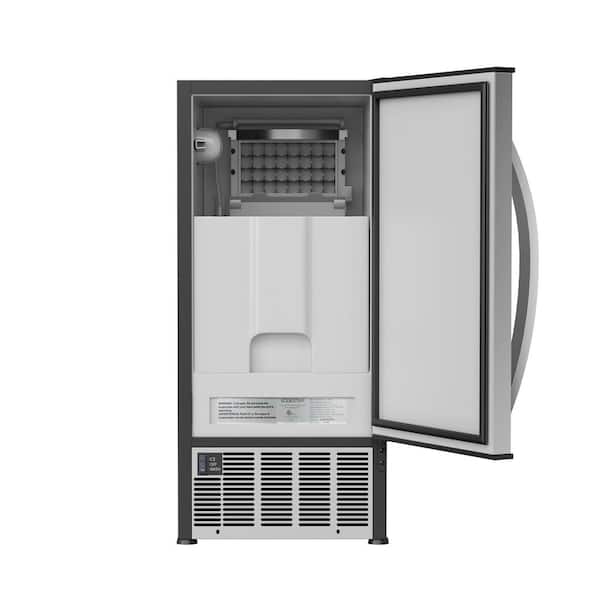 EdgeStar 15 in. Wide 50 lb. Built-In Ice Maker in Stainless