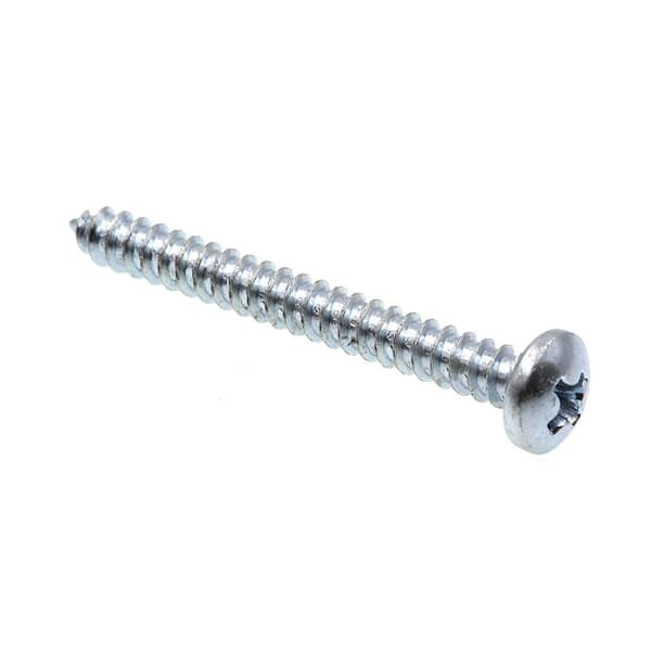 Prime-Line #8 x 1-1/2 in. Zinc Plated Steel Phillips Drive Pan Head Self-Tapping Sheet Metal Screws (75-Pack)