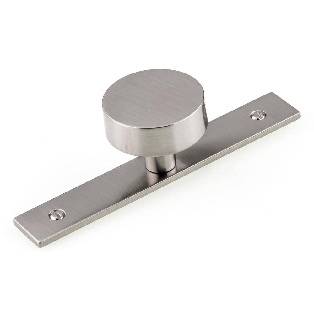 Richelieu Hardware Cranston Collection 1-9/16 in. (40 mm) Brushed Nickel Contemporary Cabinet Knob -  BP229540195
