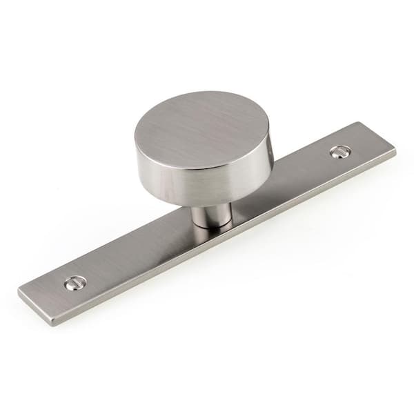 Richelieu Hardware Cranston Collection 1-9/16 in. (40 mm) Brushed Nickel Contemporary Cabinet Knob