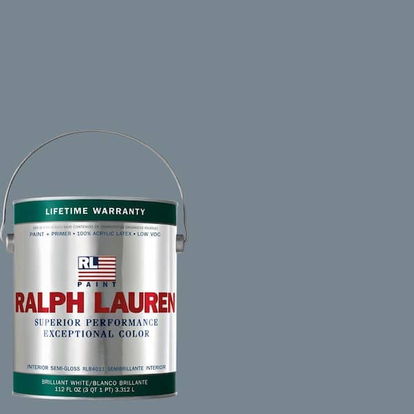 Ralph Lauren 1-gal. Roosevelt Blue Semi-Gloss Interior Paint