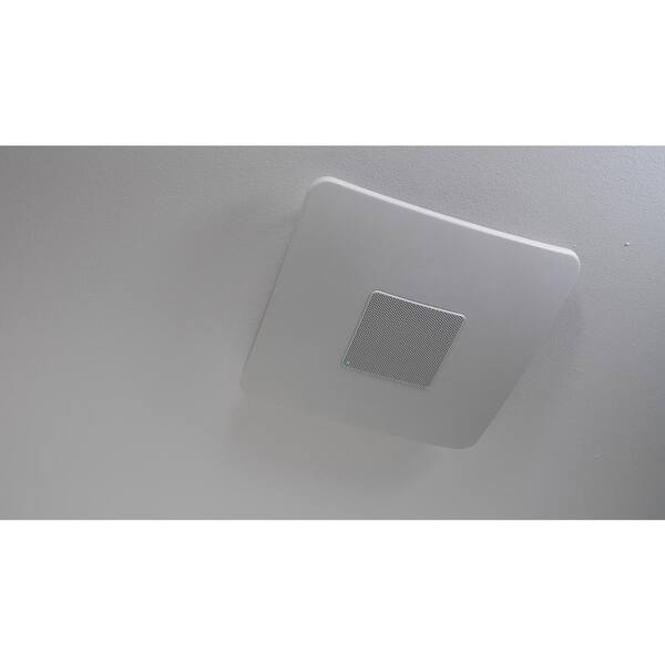 ReVent 80 CFM Ceiling Easy Roomside Installation Bathroom Exhaust Fan with  2-Way Smartphone Communication and Bluetooth Speaker RVM80-D - The Home  Depot