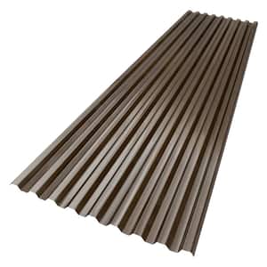 6 ft. x 26 in. Polycarbonate Roof Panel in Bronze