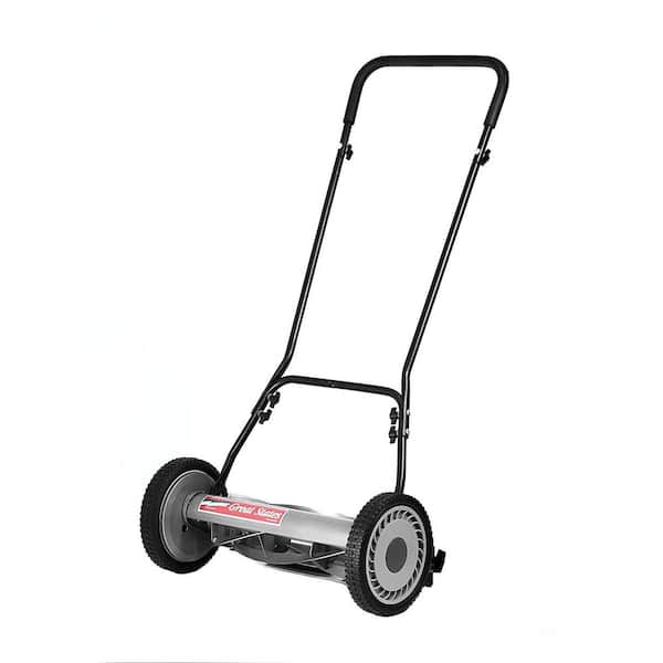 18 in. 5-Blade Manual Walk Behind Reel Lawn Mower