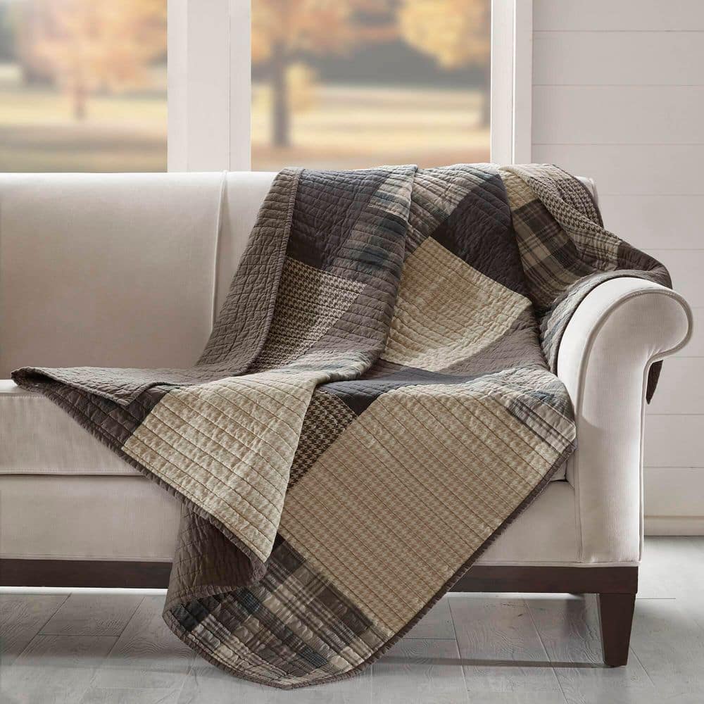 Tan Throw Woolrich Winter Hills Tan Throw Blanket WR50-1786 - The Home Depot