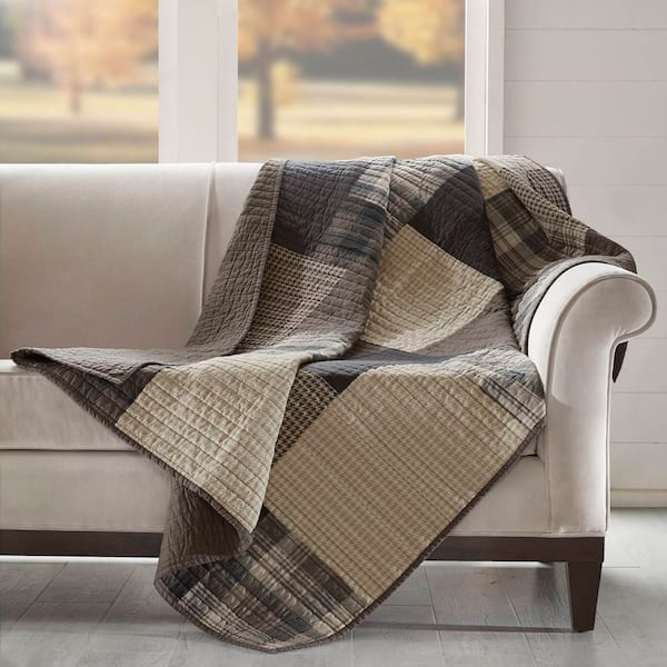 Winter Hills Tan Throw Blanket