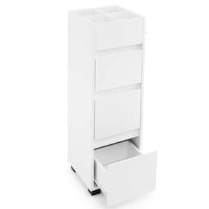 12 in. W x 12 in. D x 35.5 in. H x White Linen Cabinet