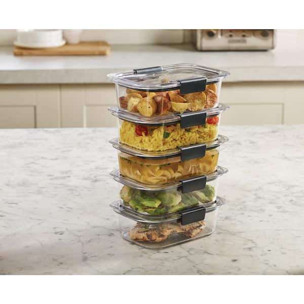 rubbermaid 3.2 cup 2pk brillance food storage container