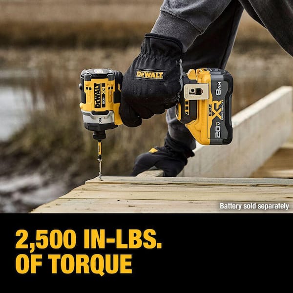 DEWALT - 20V MAX XR Lithium-Ion Cordless Impact Driver with 6.0 Ah Battery Pack and Charger Kit