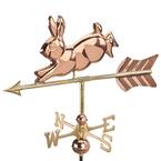 Rabbit Cottage Weathervane - Copper with Roof Mount