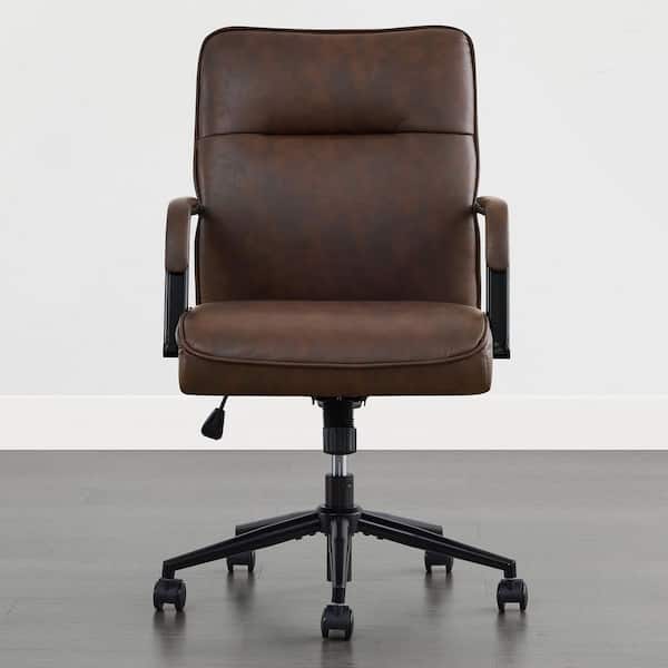 Spruce & Spring Ursa Faux Leather Swivel Tilt Ergonomic Task Chair
