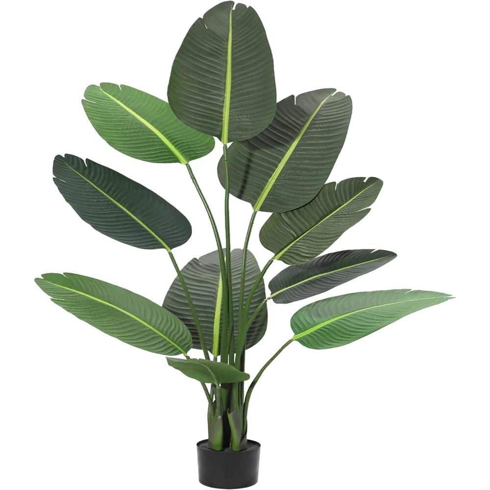 Gravee 4 ft. Artificial Bird of Paradise Plant, Indoor