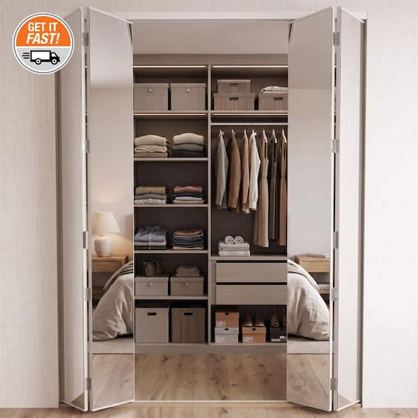 Impact Plus 59 in. x 80 in. Polished Edge Mirror Solid Core MDF