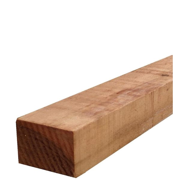 Unbranded 4 in. x 6 in. x 8 ft. Premium Rough Kiln-Dried Cedar Timber
