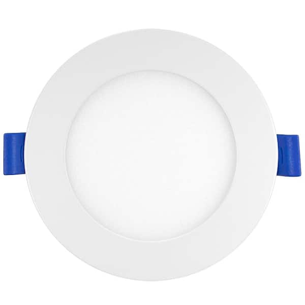 Maxxima 4 in. Canless Ultra Thin LED Recessed Downlight 750 Lumens