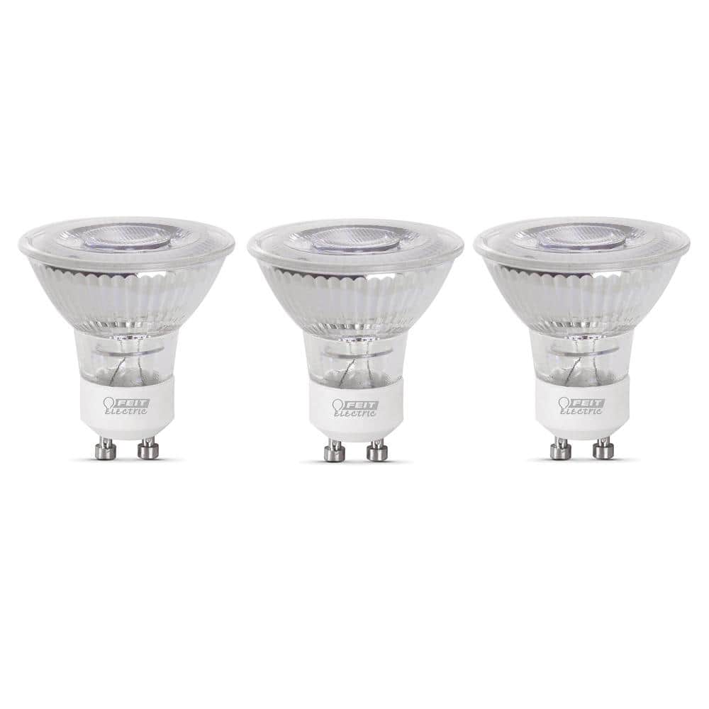 blauwe vinvis Farmacologie wees gegroet Feit Electric 75-Watt Equivalent MR16 GU10 Dimmable Recessed Track Lighting  90 Plus CRI Flood LED Light Bulb, Bright White (3-Pack)  BPMR16/GU1075930CA/3 - The Home Depot