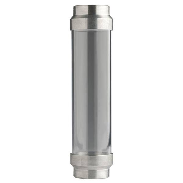 Plews UltraView Clear Tube with Silver Ends