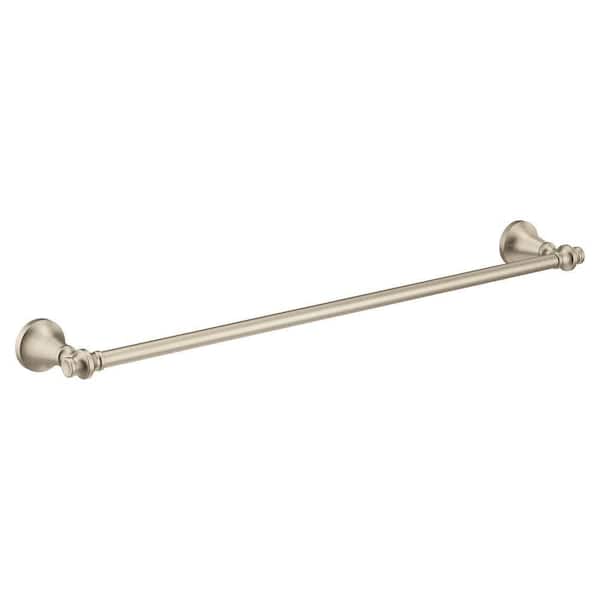 Colinet 24 in. Wall Mounted Single Towel Bar in Brushed Nickel