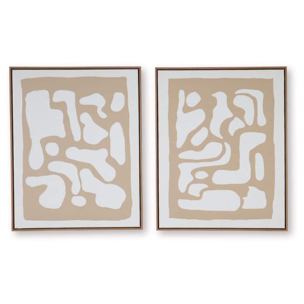 E. Lee サイン入 モダンアート パネル Windsor Art 特大サイズ Signature DESIGN BY ASHLEY Waldett 2 Piece Framed Abstract Art