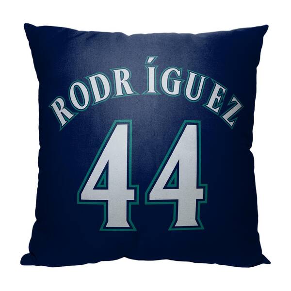 THE NORTHWEST GROUP MLB Mariners 23 Julio Rodriguez Printed Polyester Throw Pillow 18 X 18