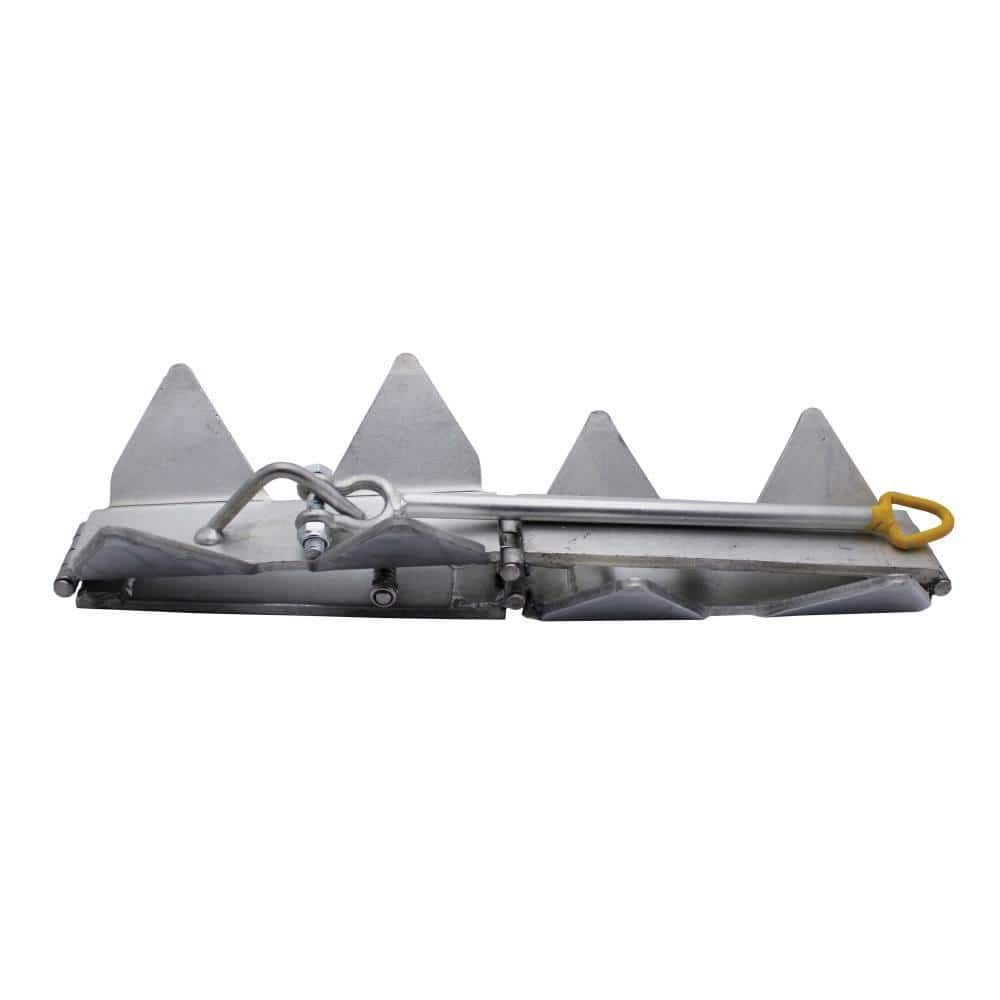 19 lb Zinc-Plated Alloy Steel Cube Boat Anchor