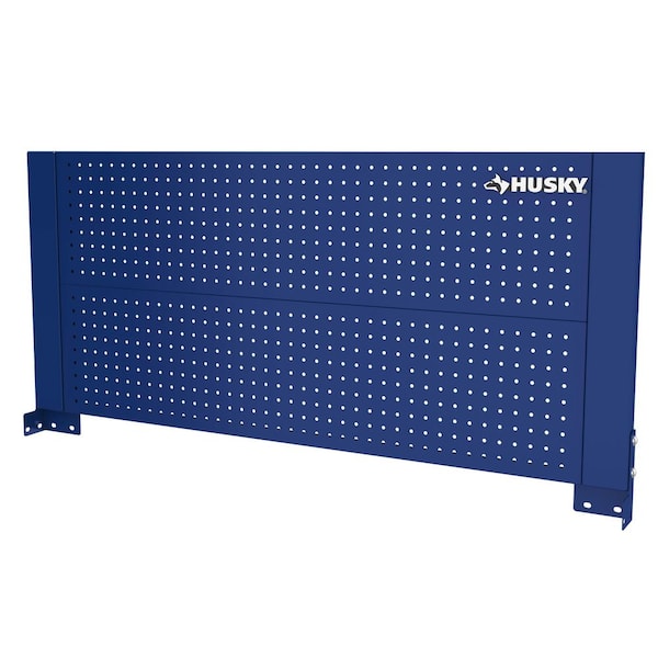 46 in. Gloss Blue Steel Pegboard Attachment