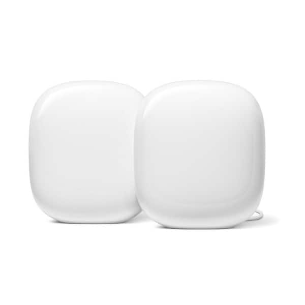 Google Nest Wifi Pro (Wi-Fi 6E) - 2 Pack - Snow GA03689-US - The Home Depot