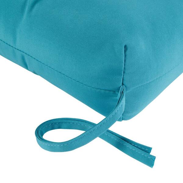 teal bench cushion