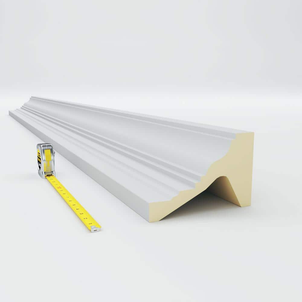 Primed White Polyurethane Crown Moulding for Ceilings