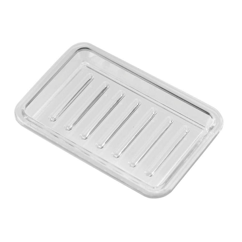 InterDesign Acrylic Soap Saver Soap Dish, Clear