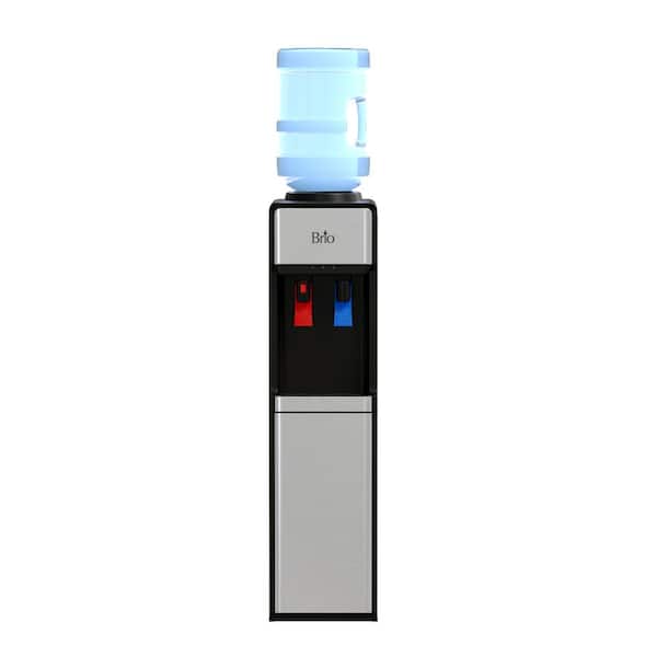 Brio CLTL320SL 300 Series Slimline Top Loading Water Cooler Water Dispenser - Hot and Cold Water - 2