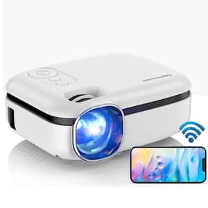 1920 x 1080 Full HD WiFi Mini Projector with 8500 Lumens 240 in. Display Video Projector