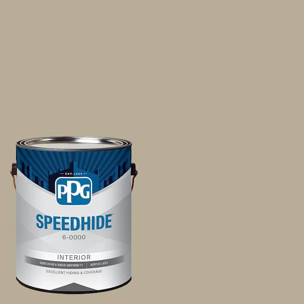 SPEEDHIDE 1 gal. PPG14-27 True Khaki Satin Interior Paint