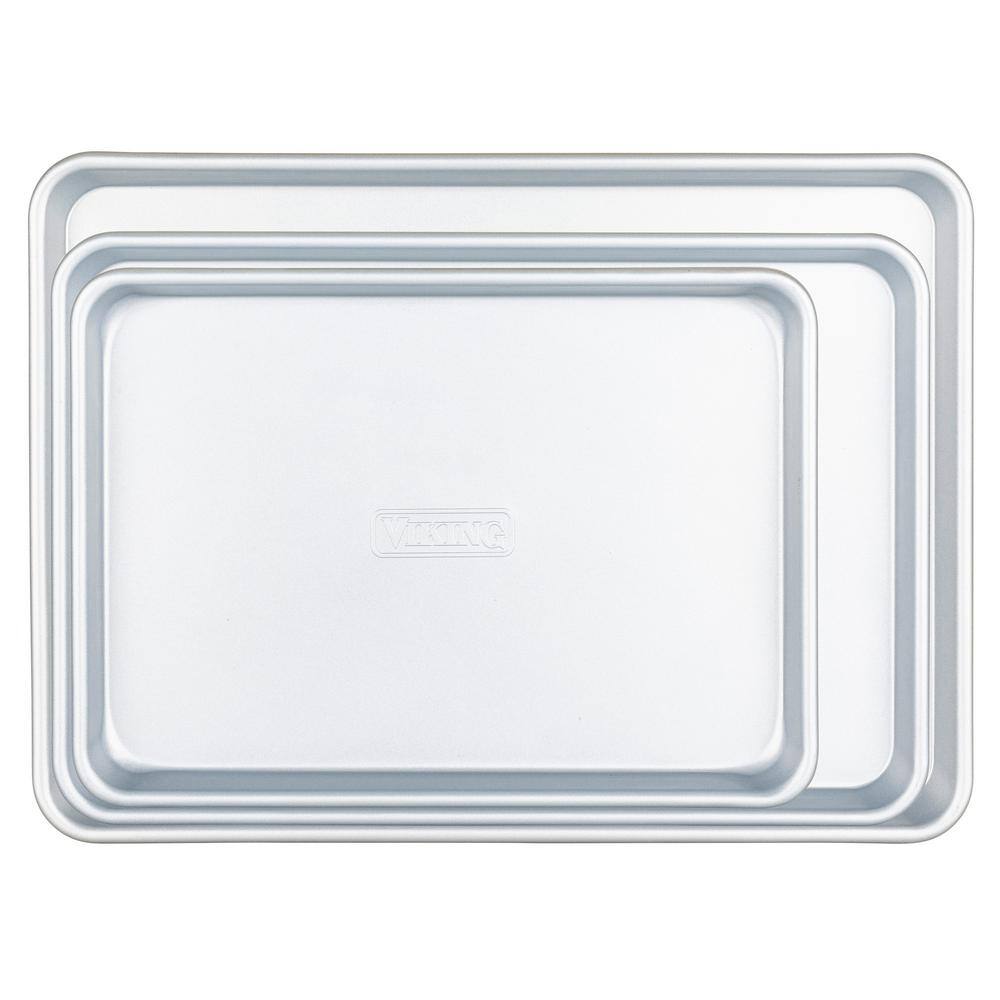 Viking Nonstick Aluminized Steel 3-Piece Baking Sheet Set