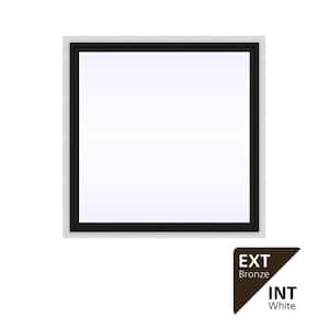 JELD-WEN 36 in. x 48 in. V-4500 Series Black Exterior/White