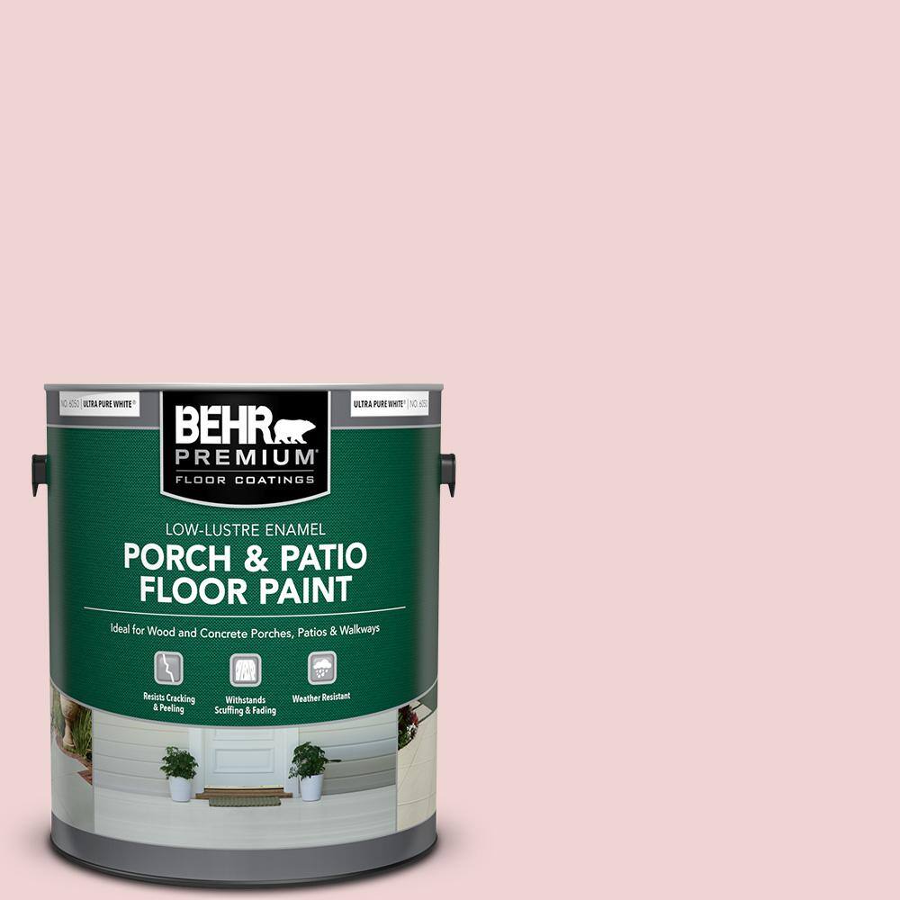1 gal. #S140-1 Radiant Rose Low-Lustre Enamel Interior/Exterior Porch and Patio Floor Paint price history on PriceWatchPro