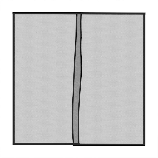 Fenestrelle 16 ft. x 7 ft. Two Car Roll-Up Garage Door Screen with Magnetic  Closure FEN 93010 - The Home Depot